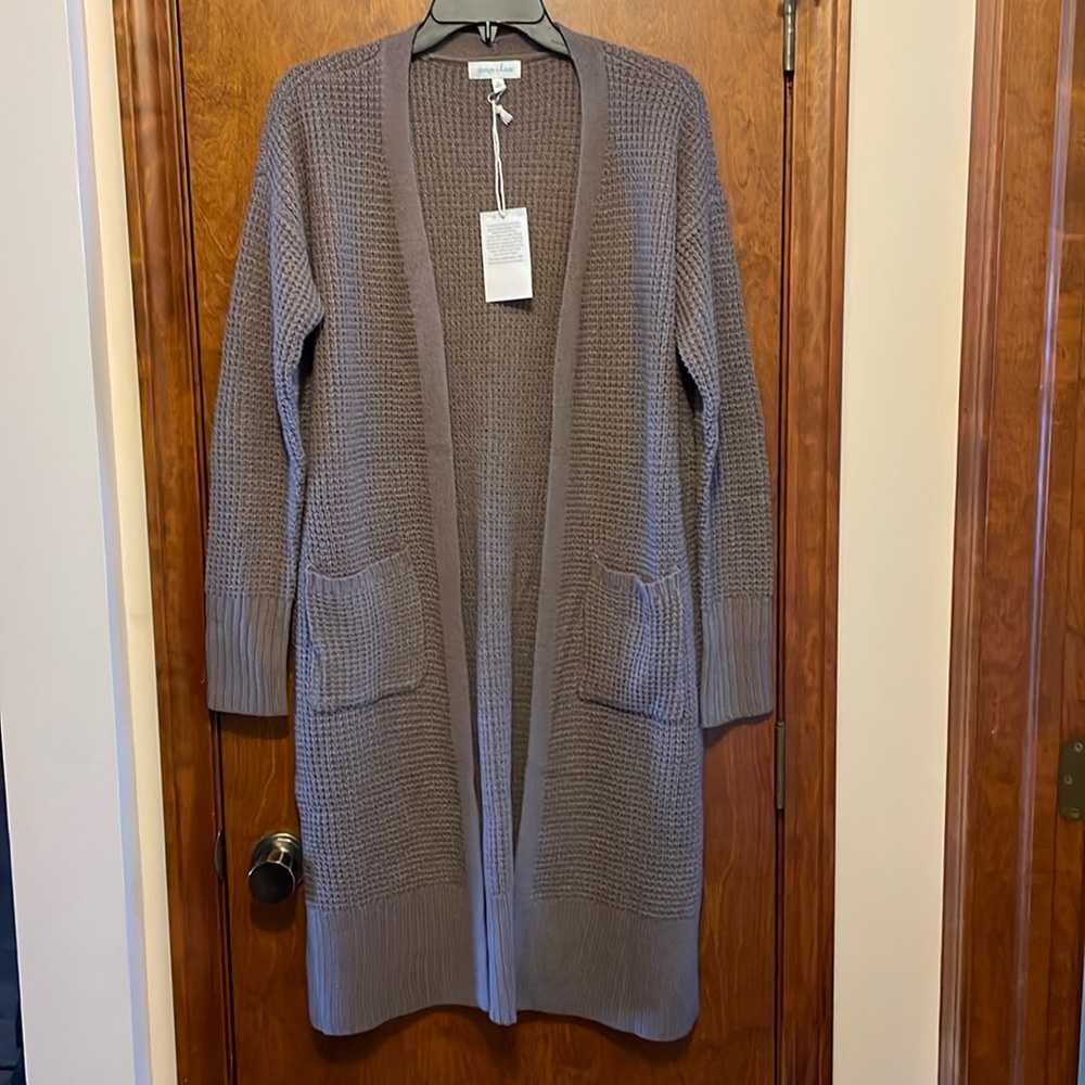 Grace & Lace Waffle Knit Cardigan